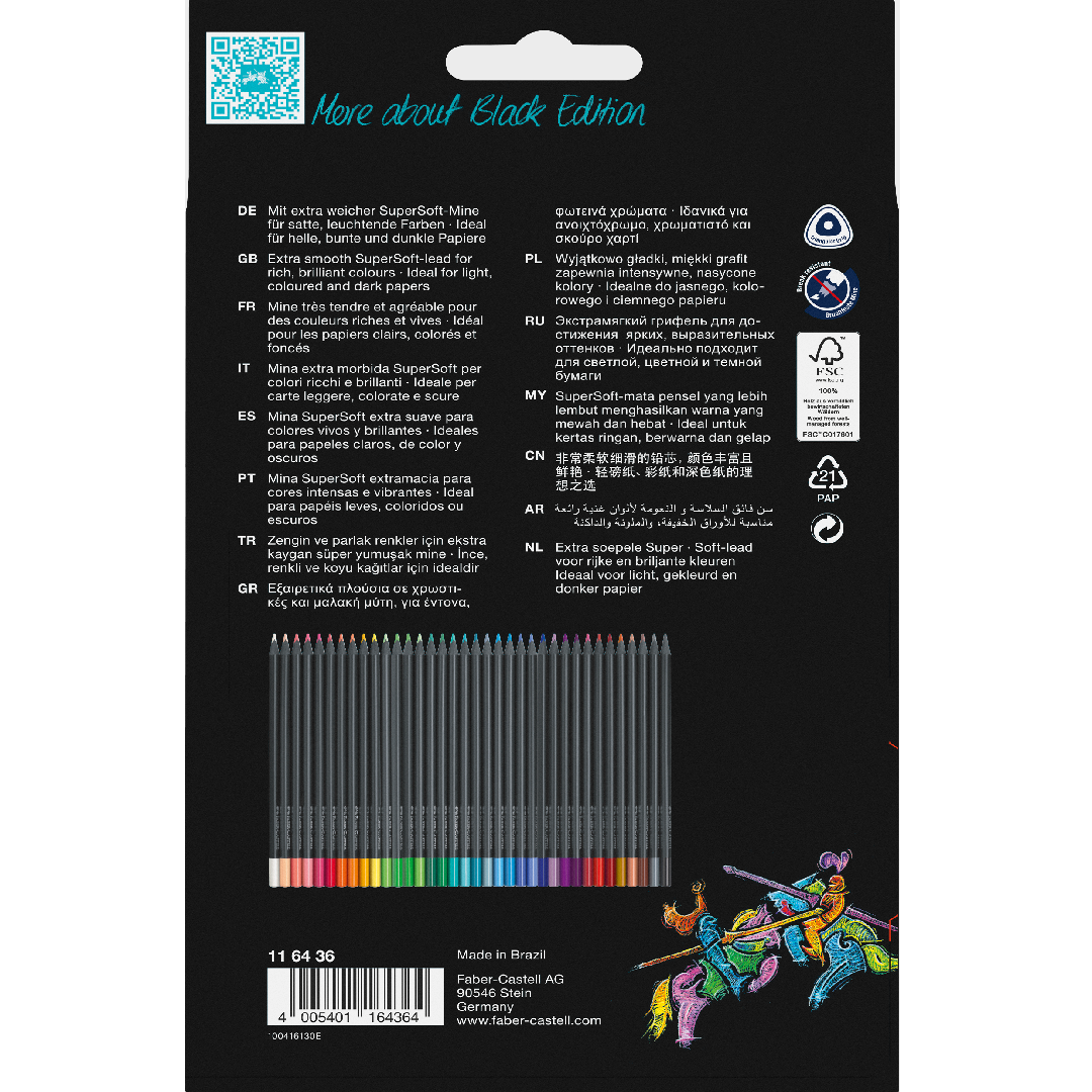 Faber-Castell Buntstifte Black Edition 36St.