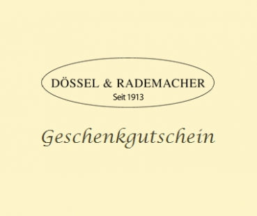 Geschenkgutschein - Dössel & Rademacher